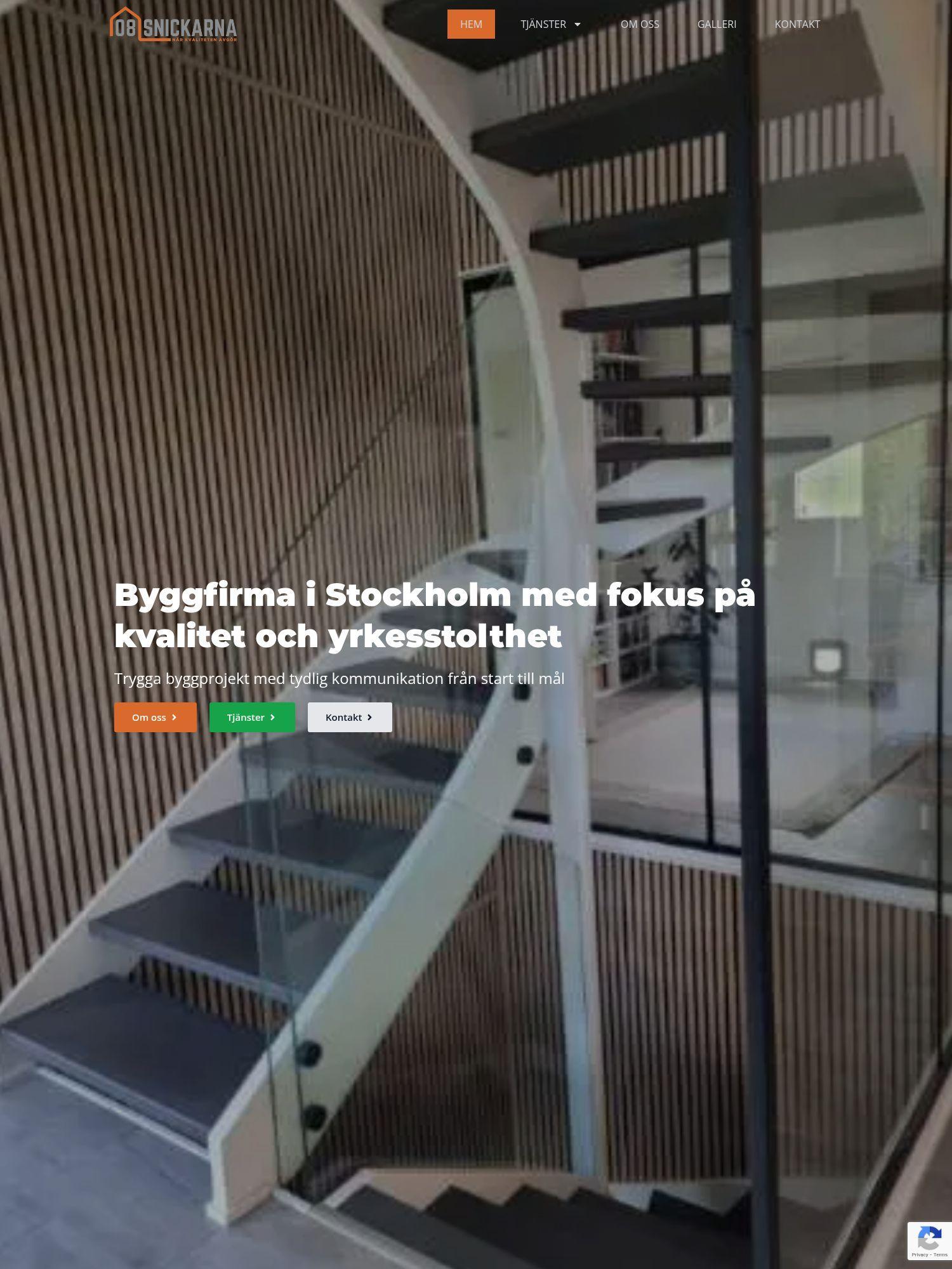 08snickarna se Interwebsite Webbyrå