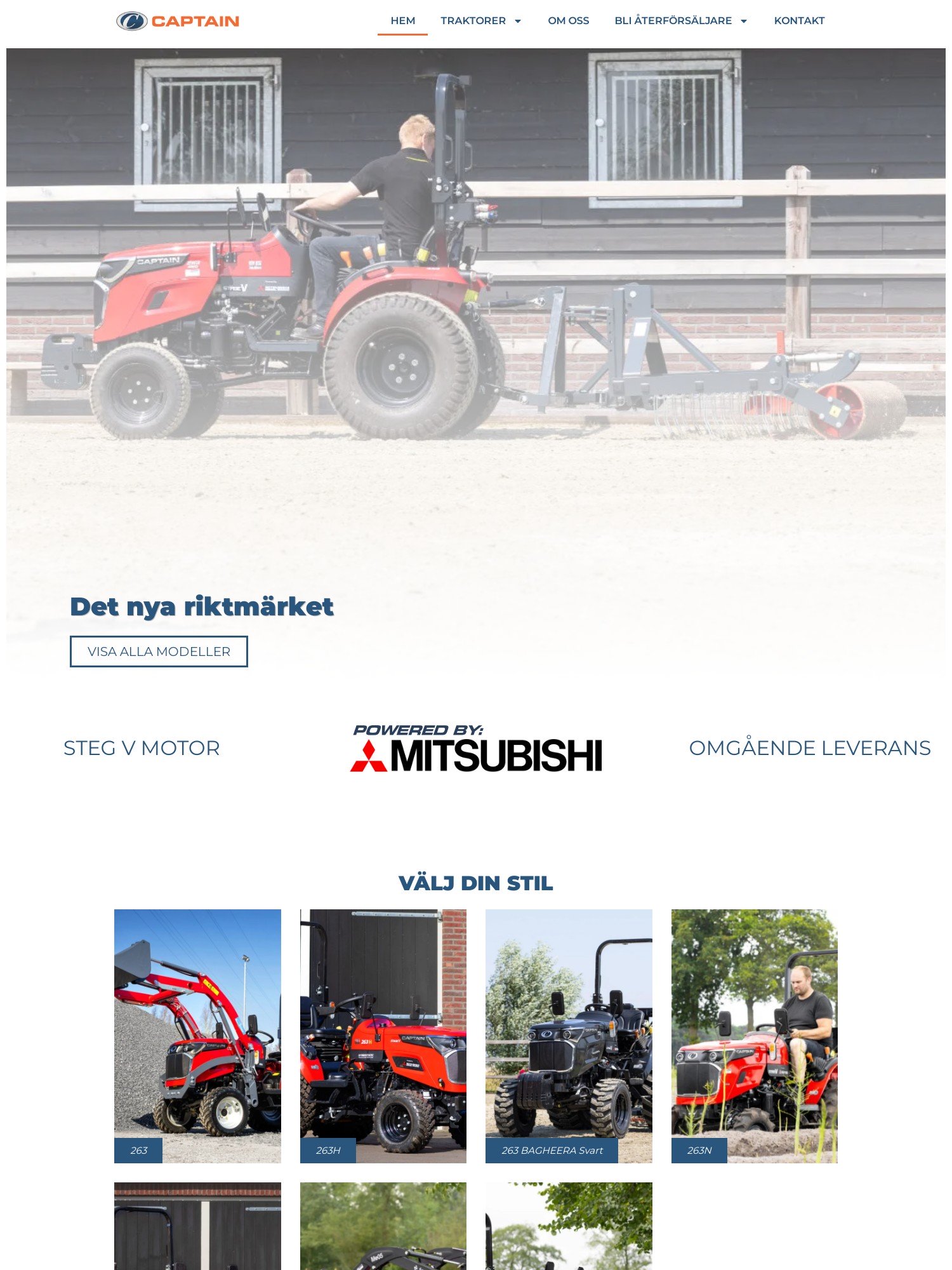 Captaintractors – Det nya riktmarket Interwebsite Webbyrå