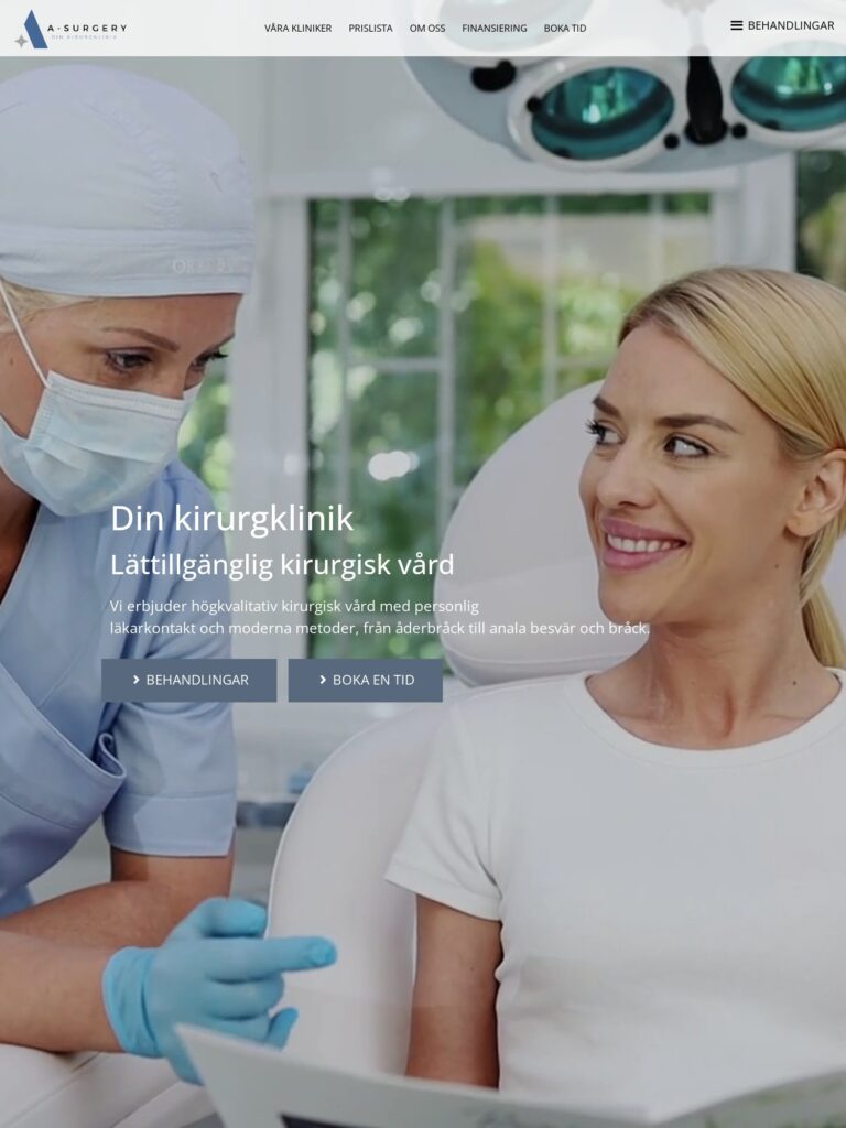 Hem A Surgery Interwebsite Webbyrå