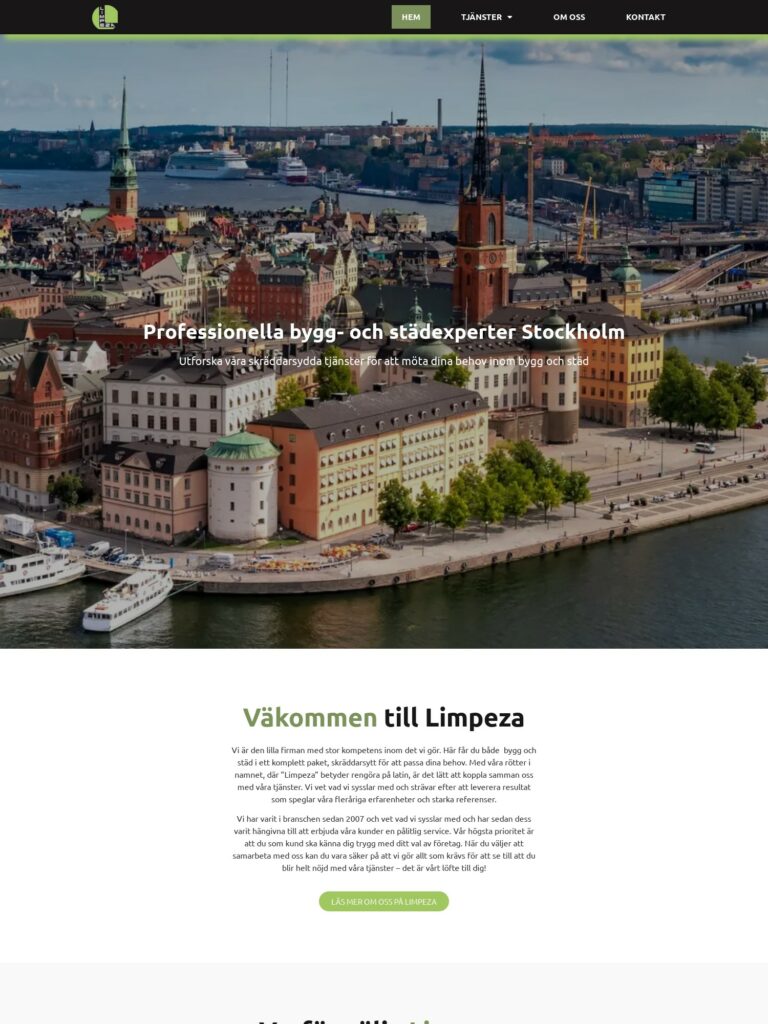 Hem Limpeza Interwebsite Webbyrå