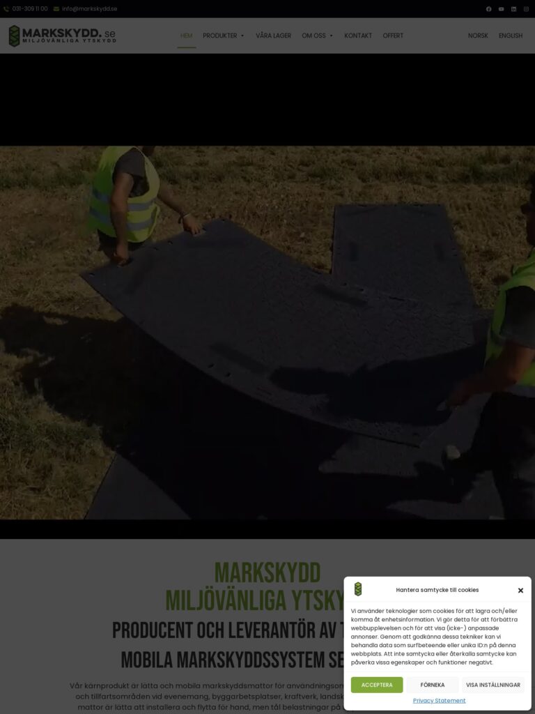 Hem Markskydd Interwebsite Webbyrå