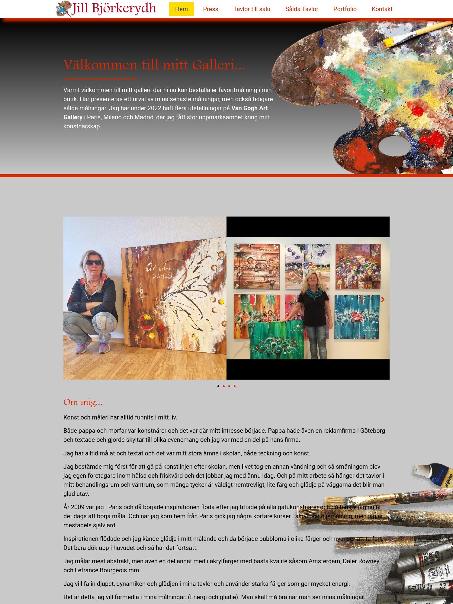 Jill Bjorkerydh – Konst tavlor till salu 1 Interwebsite Webbyrå
