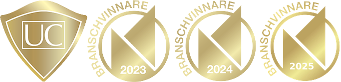 Ny hemsida 29 UC Branschvinnare 2023 2024 2025 Interwebsite Webbyrå
