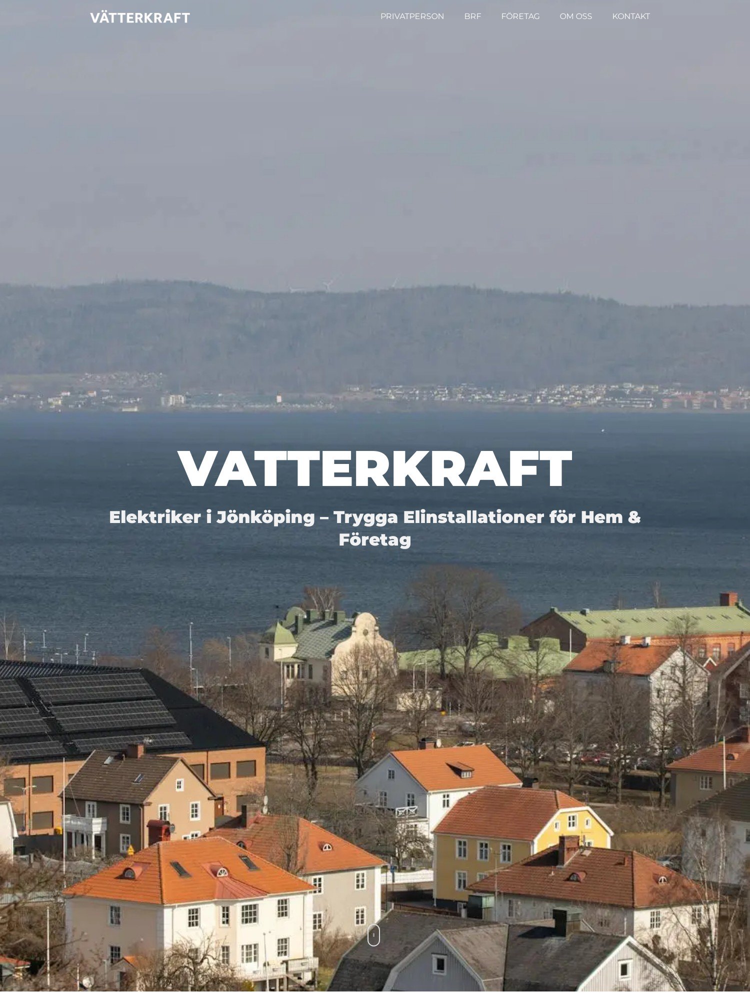 VATTERKRAFT – ELEKTRIKER DU KAN LITA PA snabba ledtider – tydliga priser inga overraskningar Interwebsite Webbyrå