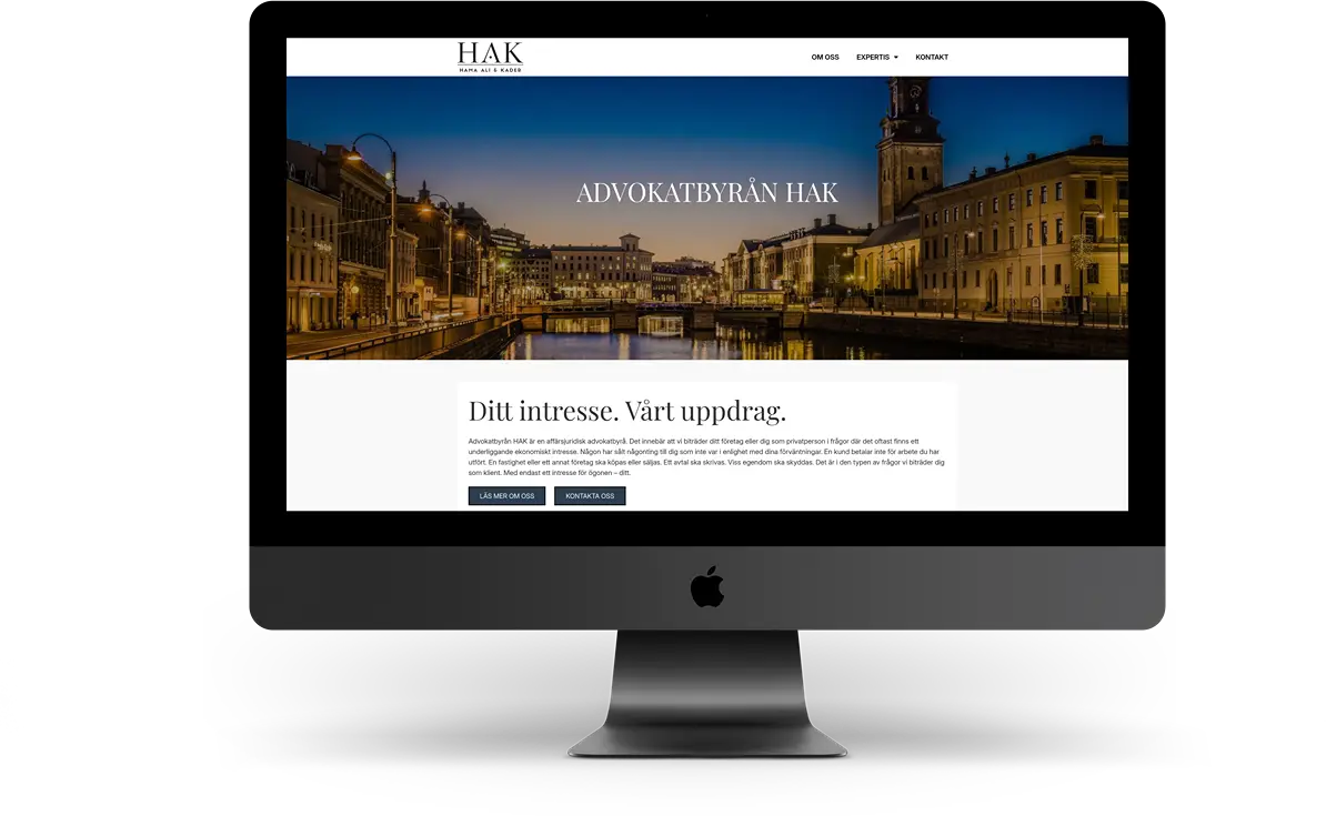 advokathak.se Interwebsite Webbyrå