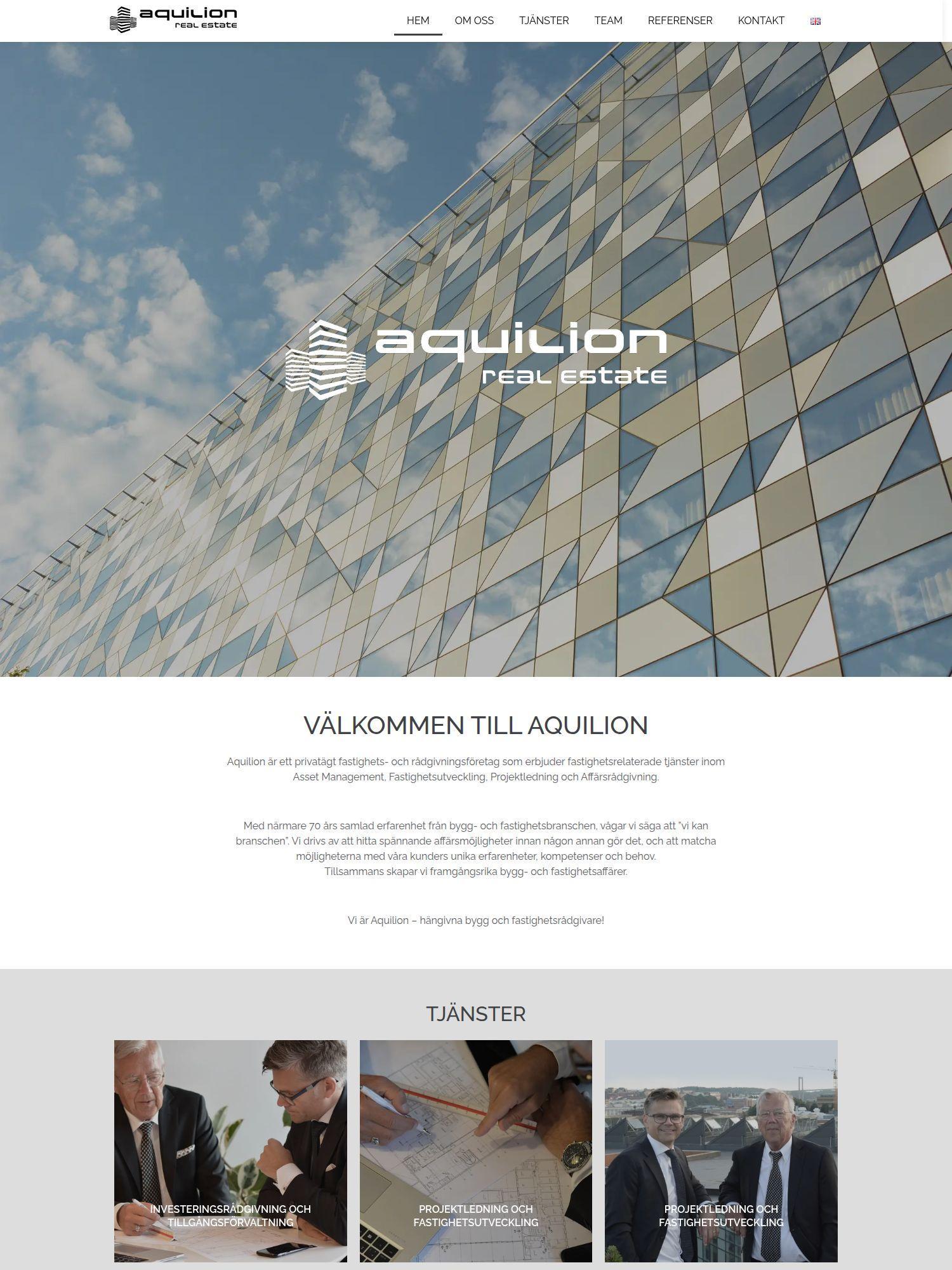 aquilion.se Interwebsite Webbyrå
