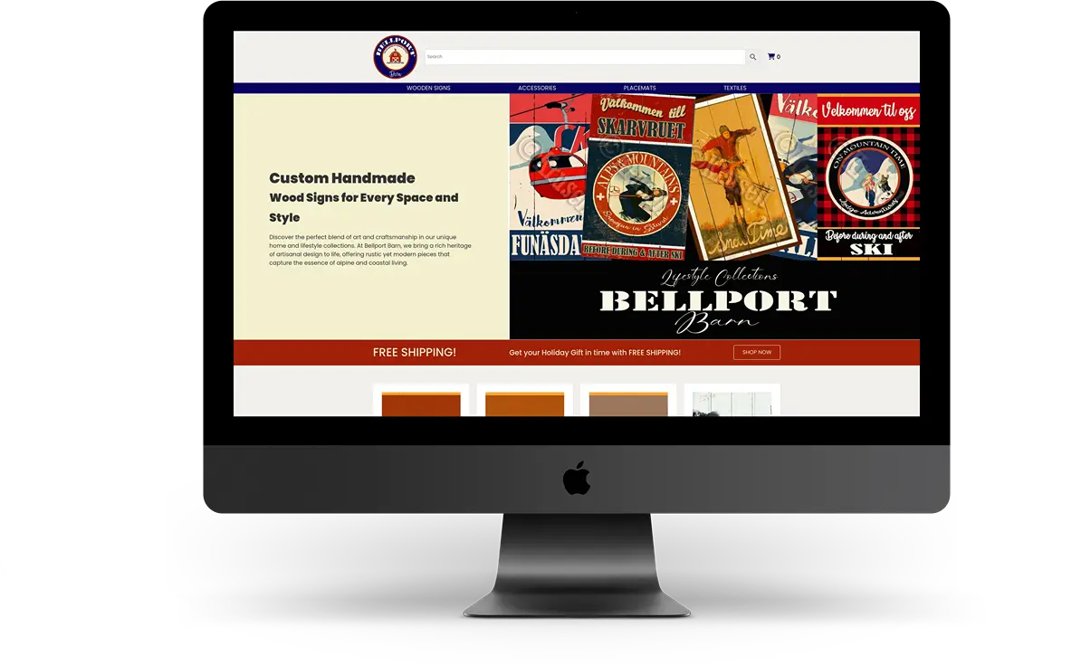 bellportbarn.com Interwebsite Webbyrå