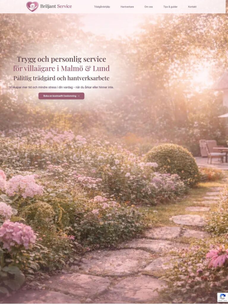 briljantservice se Interwebsite Webbyrå