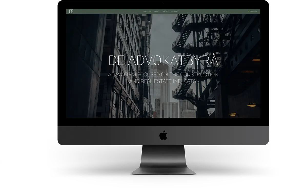 deabadvokat.se Interwebsite Webbyrå