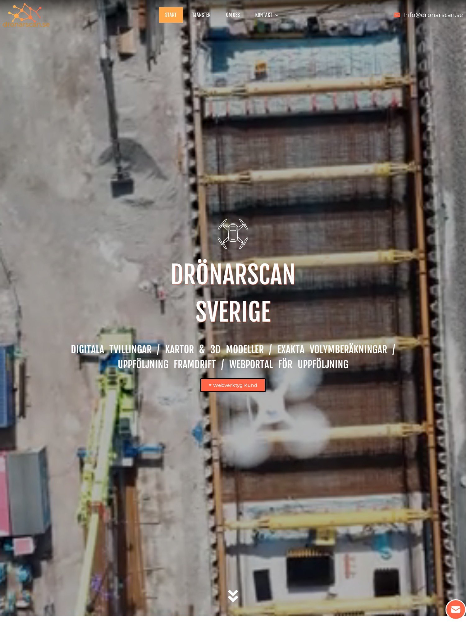 dronarscan.se – erbjuder avancerad scanning med Drönare. Genom flygfoton med drönare sätter vi samman exakta kartor och 3D modeller. Vi erbjuder våra tjänster över hela Sverige och innehar rätt licenser samt försä