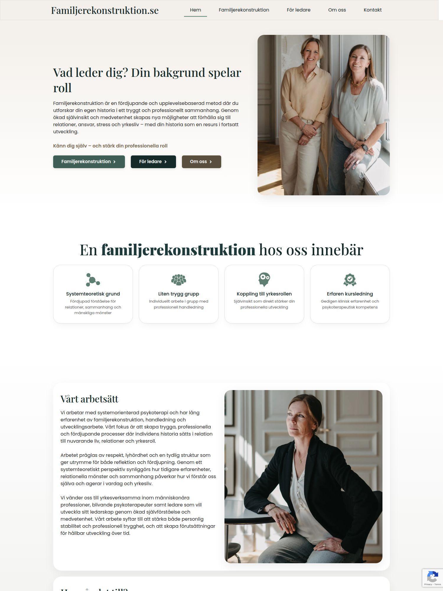 familjerekonstruktion se Interwebsite Webbyrå