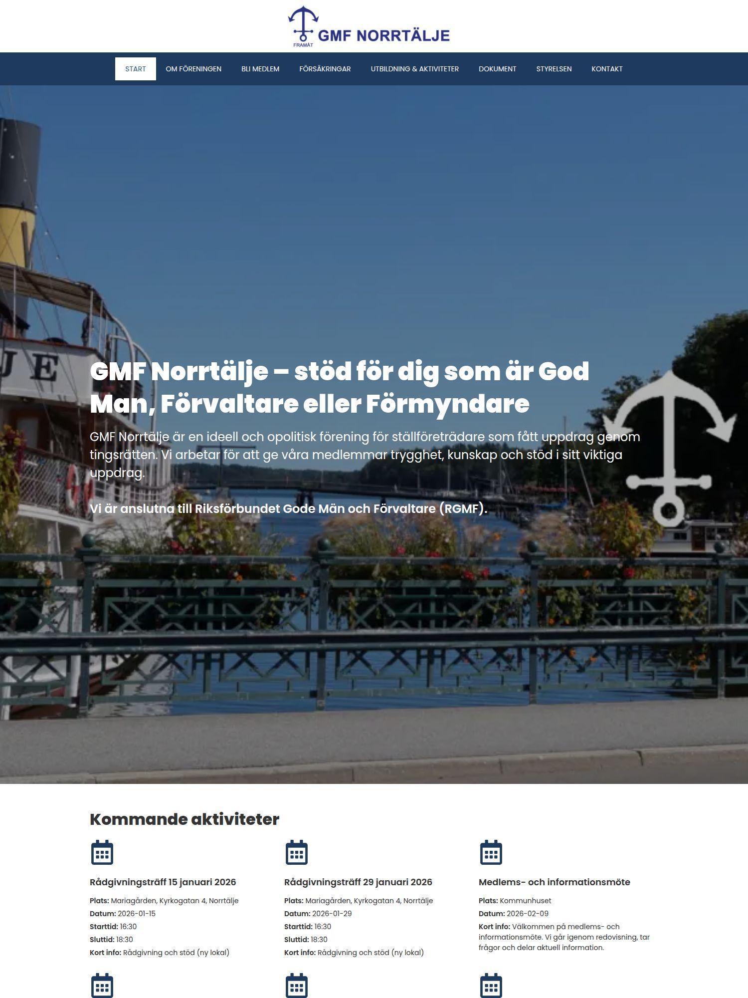 gmfnorrtalje se Interwebsite Webbyrå