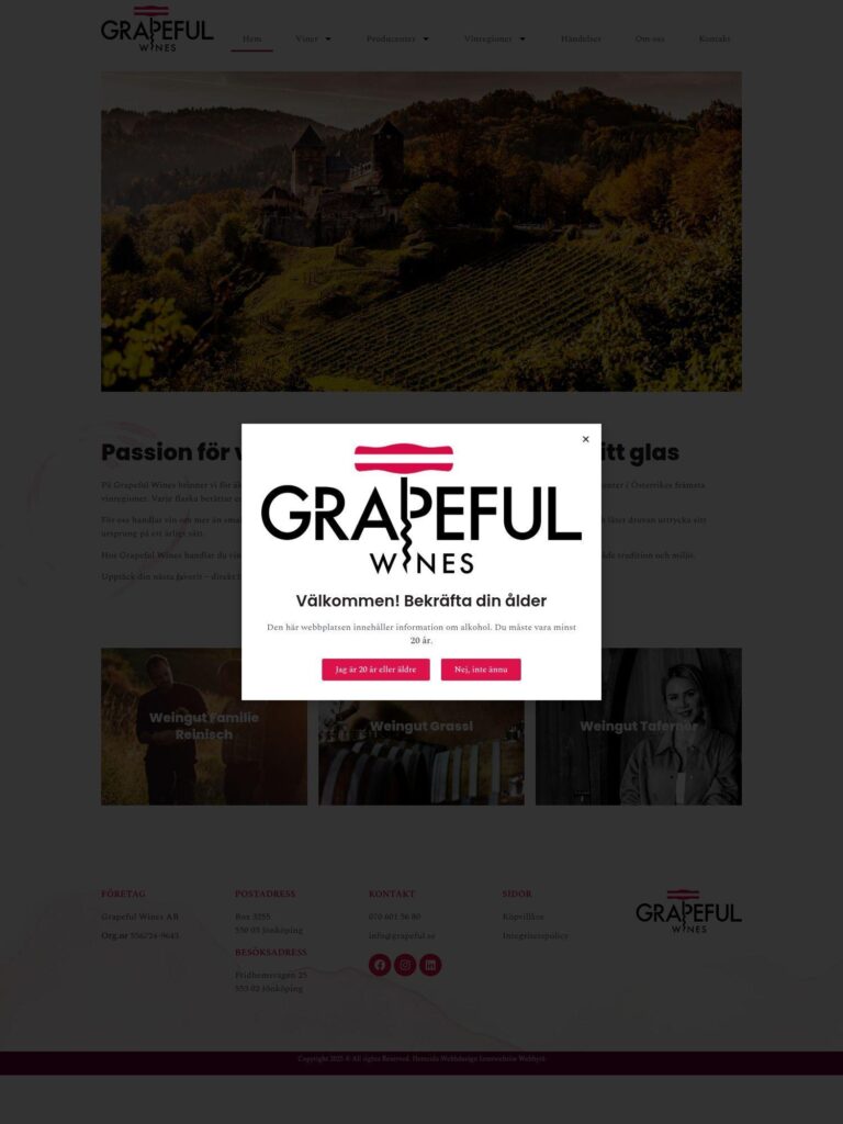 grapeful.se Interwebsite Webbyrå
