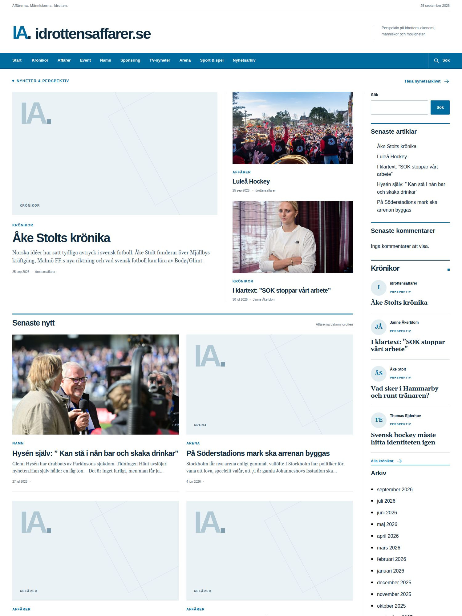 idrottensaffarer se 20260925 083821 Interwebsite Webbyrå