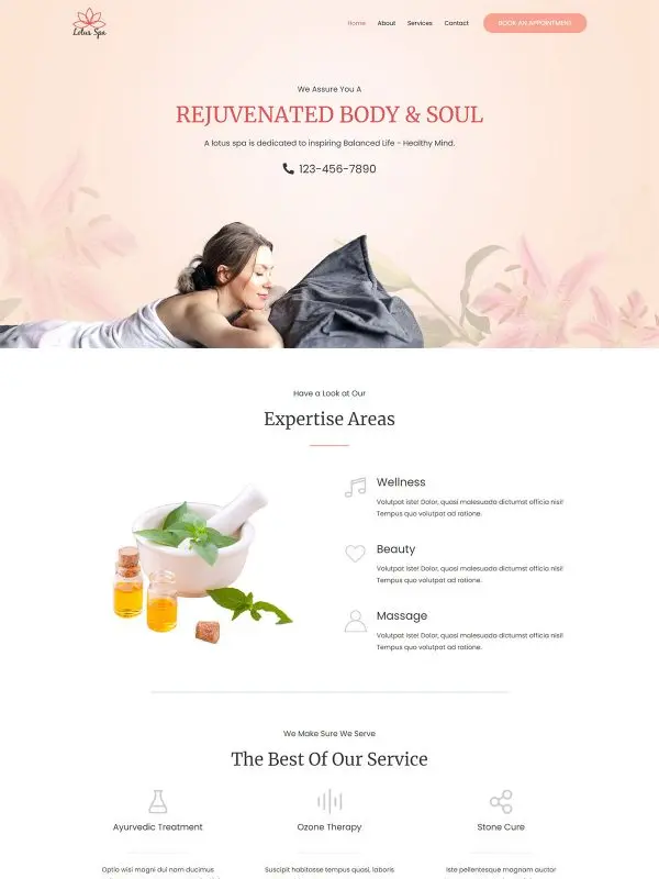 lotus spa 04 homepage 600x800 1 Interwebsite Webbyrå