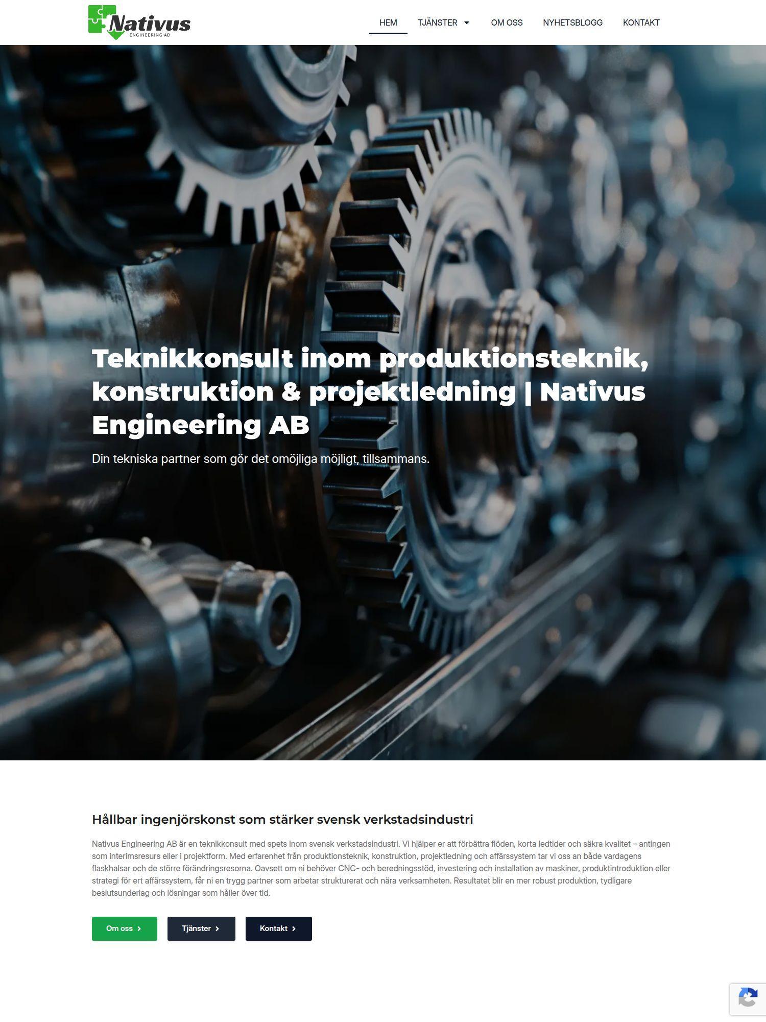 nativusengineering se 20260410 125258 Interwebsite Webbyrå