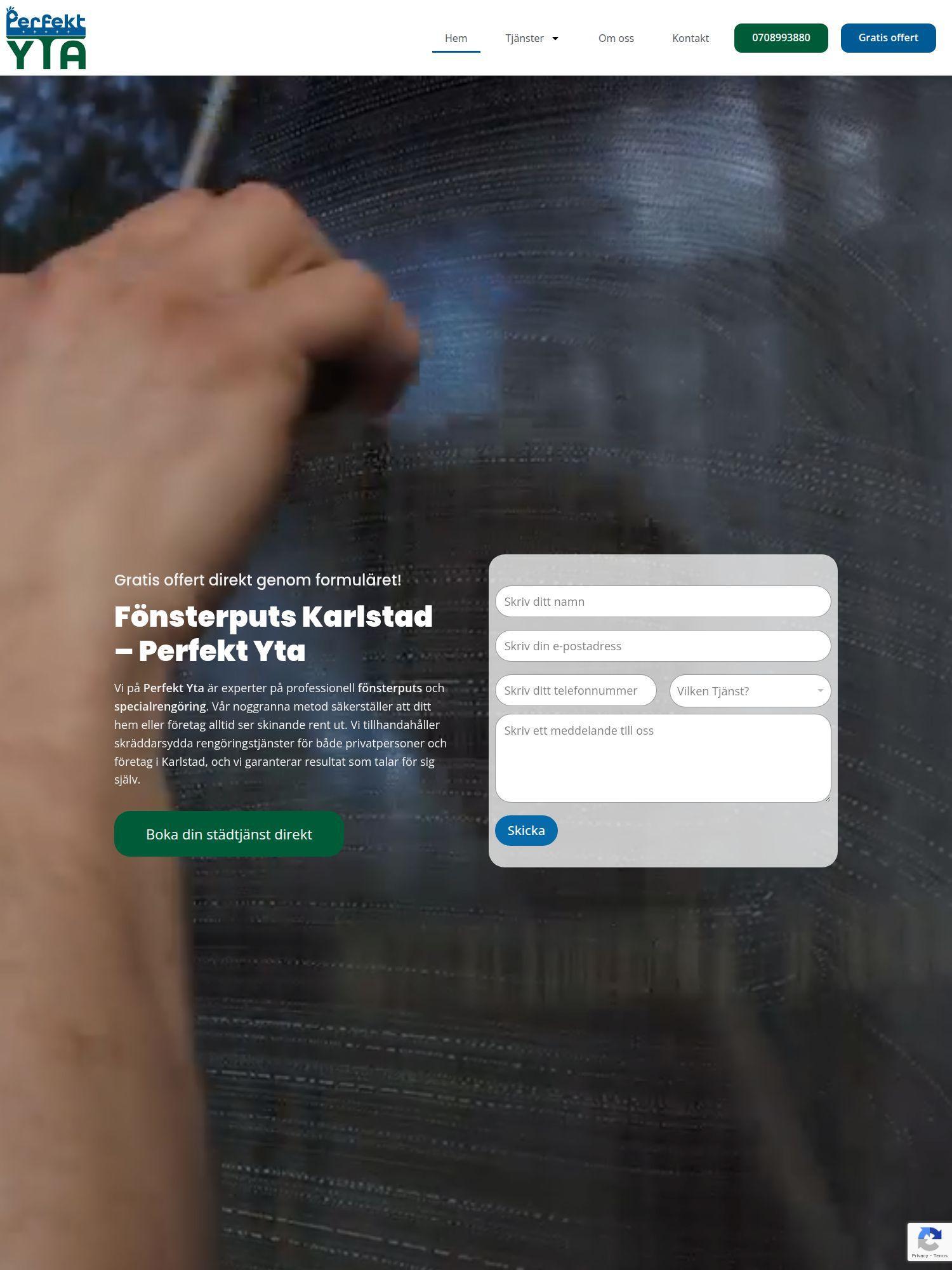 perfektyta.se Interwebsite Webbyrå