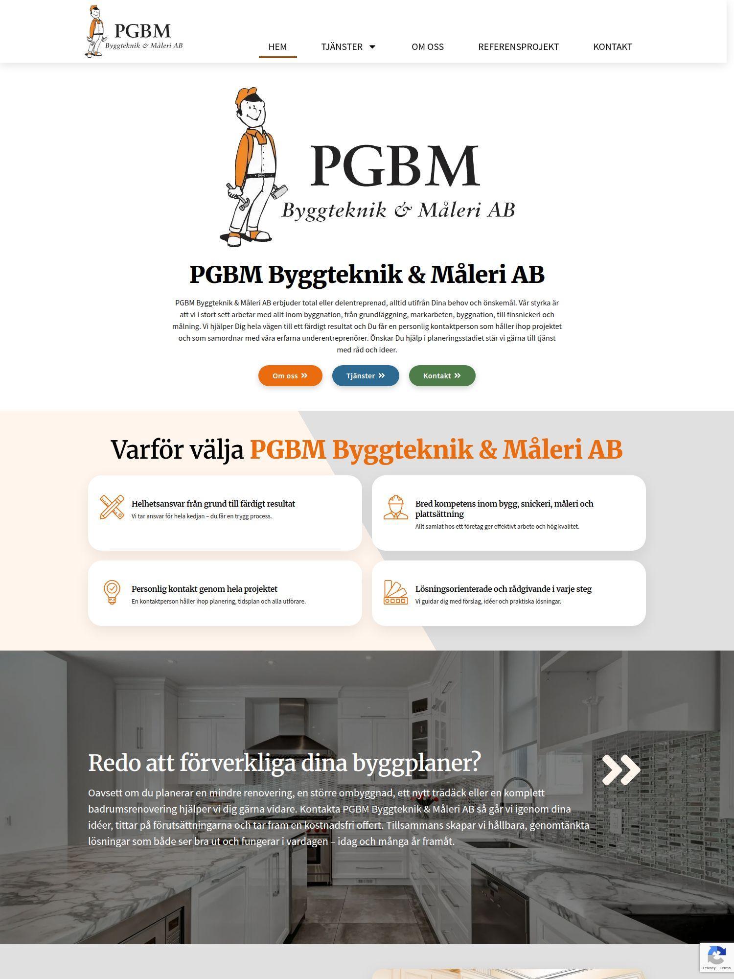pgbm.se Interwebsite Webbyrå