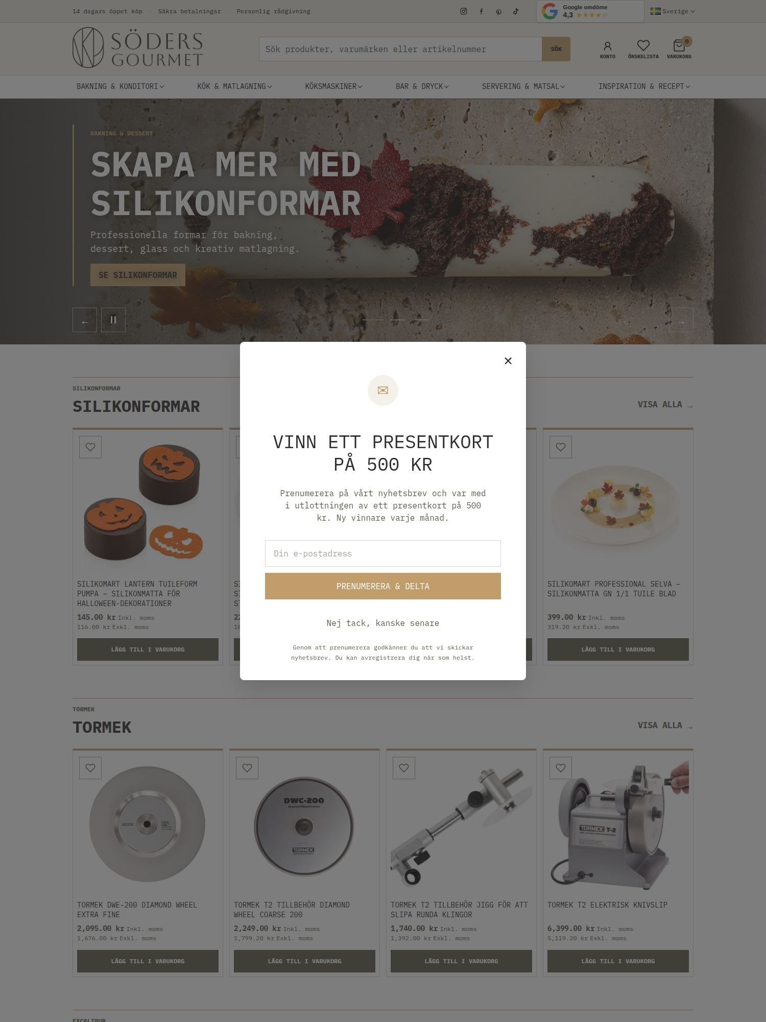 sodersgourmet se 20260925 083552 Interwebsite Webbyrå