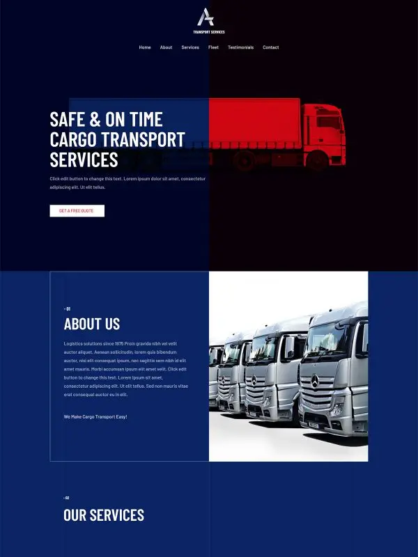 transport services 04 homepage 600x800 1 Interwebsite Webbyrå