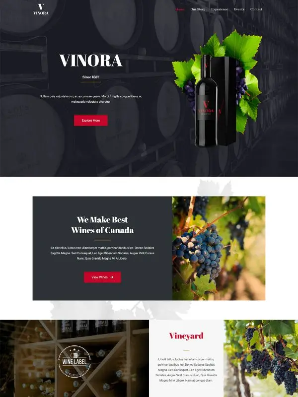 winery 04 homepage screenshot 600x800 1 Interwebsite Webbyrå