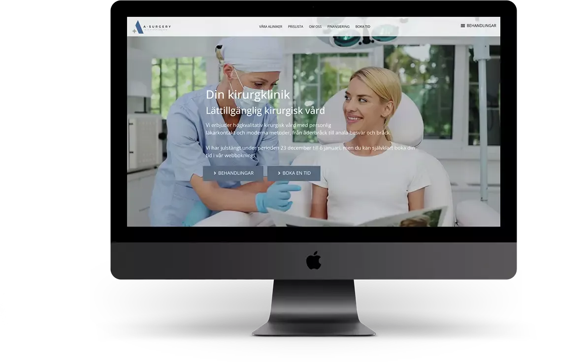a surgery.se Interwebsite Webbyrå