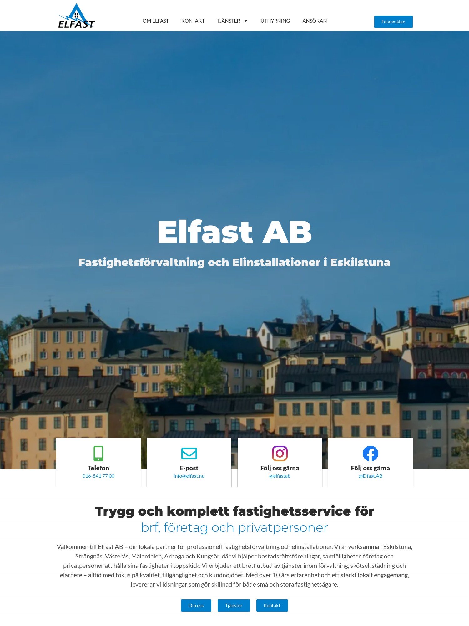elfast.nu Interwebsite Webbyrå