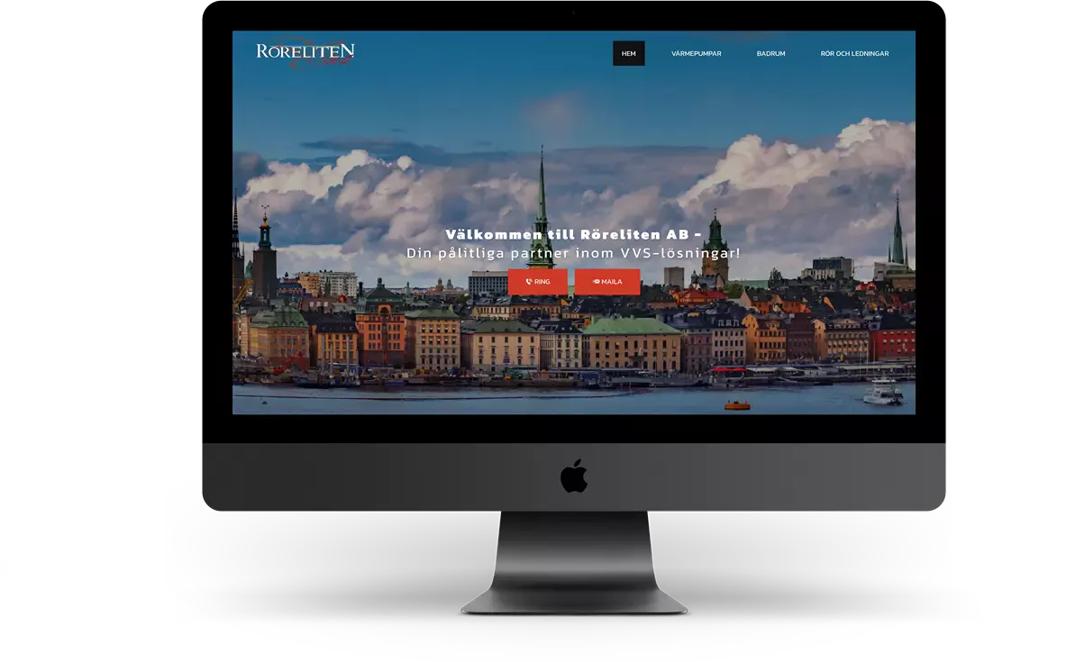 roreliten.se Interwebsite Webbyrå