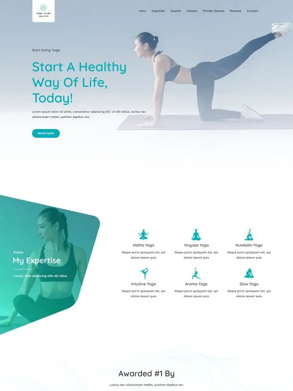 yoga 04 homepage 600x800 1 Interwebsite Webbyrå