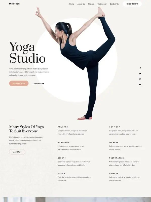 yoga studio 04 home 600x800 1 Interwebsite Webbyrå